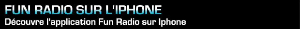 L'application Funradio sur Iphone
